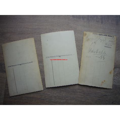 3 x Portraitfoto Wehrmacht Artillerie Regiment 131, Sammlermarkt-Nord ...