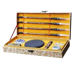 LOOM TREE® 11 Set of Chinese Calligraphy Brush Pen Ink Set Regular ...