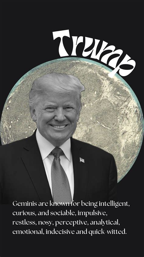 Zodiac Reading 3: Donald J. Trump As Classic Gemini