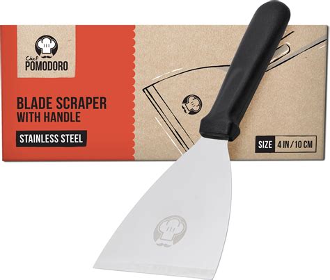 Amazon.com: Chef Pomodoro Pizza Dough Scraper – 4-Inch (10 cm ...