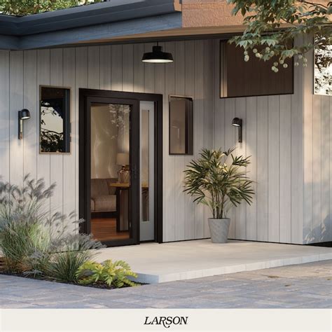 LARSON 60MT Maximum View 32-in x 81-in White Aluminum Reversible Hinge ...