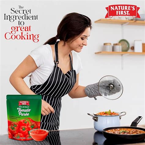 Tomato Puree 1 Kg- Fresh, Thick & Natural Tomato Paste for Cooking