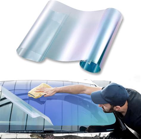 Amazon.com: XhuangTech Car Tints for Window, 70% VLT Blue Window Tint for Cars 30" in x 118'' in ...