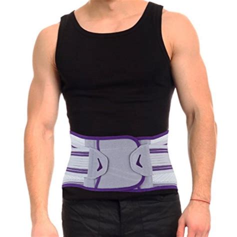 ortonyx lower back brace and support belt with removable massage lumbar ...