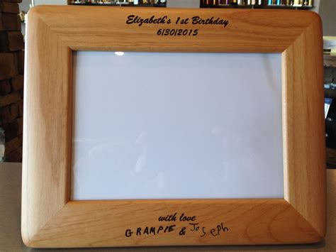 Picture Frames That Can Be Engraved at Pearline Beard blog