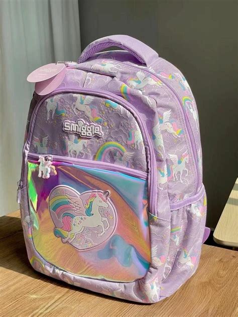 Smiggle - 16 inch Premium Purple unicorn Backpacks – Kidspark