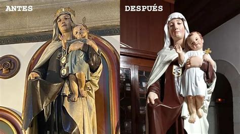 Denuncian un "Ecce Homo" en la restauración de una talla de la Virgen ...