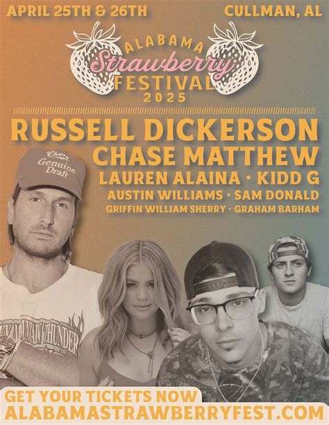 Alabama Strawberry Festival | Cullman, AL | April 25 & 26
