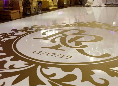 Unique Vinyl Floor Wraps for Your Wedding - Elegantize Weddings