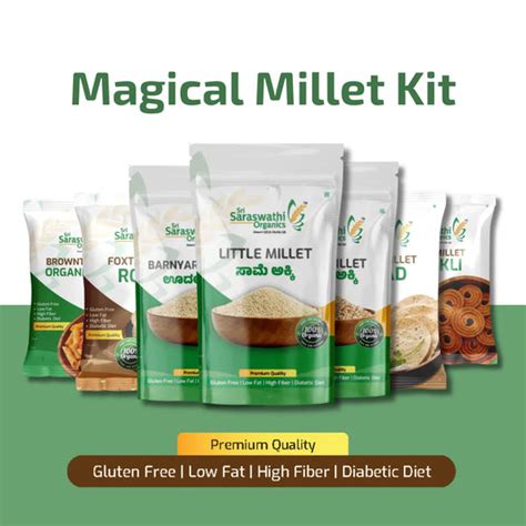 Buy Millet Combo Packs | Healthy Organic Millet Kits