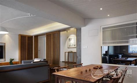 146平米中式设计三室两厅装修效果图-中国木业网