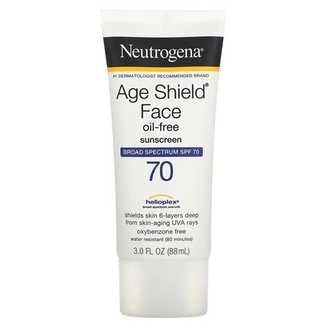Neutrogena, Age Shield Face Sunscreen, SPF 70 , 3 fl oz (88 ml)