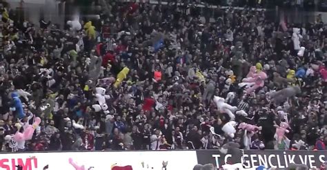 Watch: Turkish fans throw thousands of teddy bears on football pitch ...