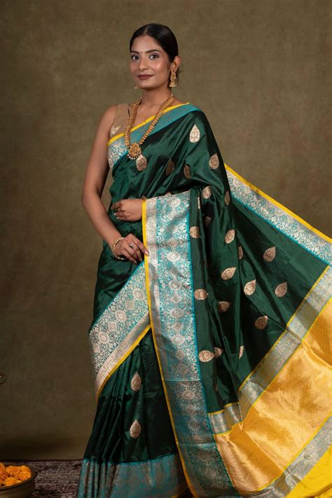Banarasi Katan Silk Saree | Shop for Katan Silk Sarees Online – House ...