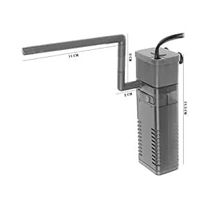 Foodie Puppies Internal Aquarium/Fish Tank Filter WP-1150F with Free ...