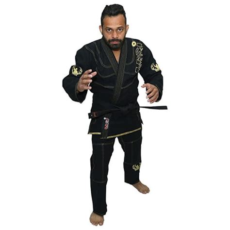 USI Jiu Jitsu Gi Dress-Black (417JJBK) – Sportswing.in
