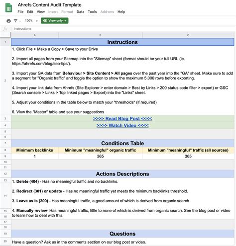 Website Content Audit | Process Street
