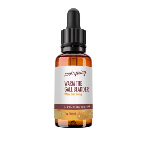 Warm the Gall Bladder | Wen Dan Tang Herbal Tincture – root + spring