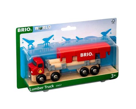 Brio World 33657 Lumber Truck 6 Piece Wooden Toy Train | Desertcart INDIA