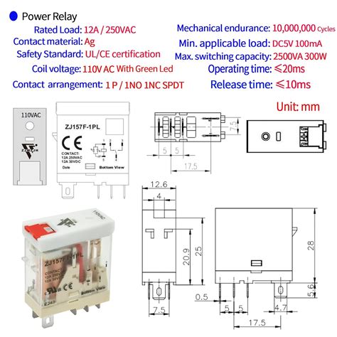 ZJWZJH 6Pcs 12 Amp Power Relay Switch Electromagnetic with India | Ubuy