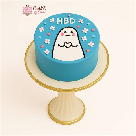 Cute Ghost Birthday Bento Mini Cake – CAKE O CLOCKS