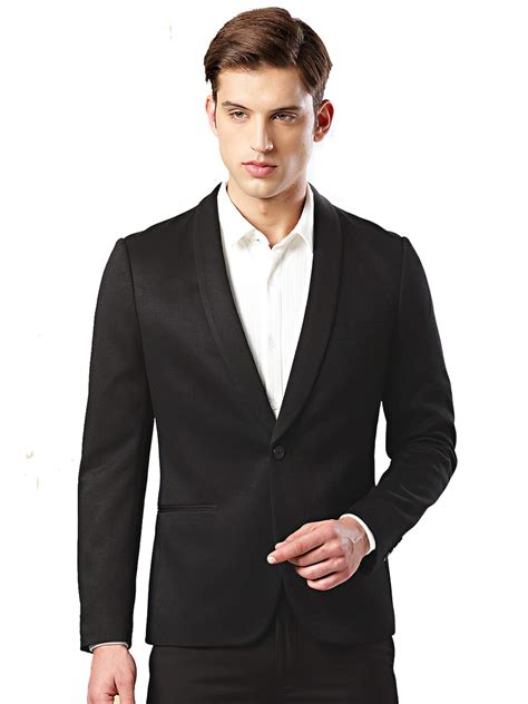 Buy Invictus Men Black Single-Breasted Blazer (Size 36, Chest 37 ...