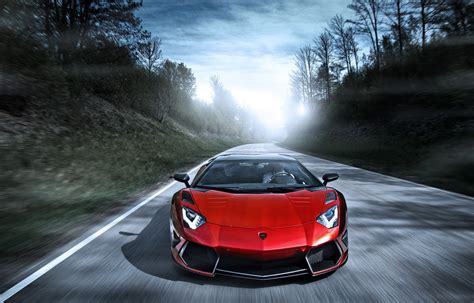 Red Lamborghini Cars Wallpapers
