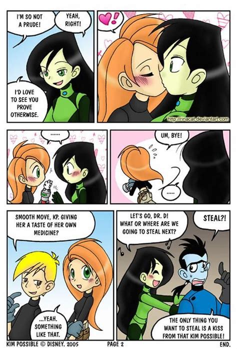 KP: Kimmie the prude pg 2 by rinacat on DeviantArt | Kim possible comic ...