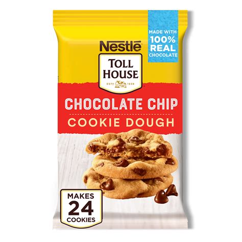 Nestle Toll House Chocolate Chip Cookie Dough, 16.5 oz - Walmart.com