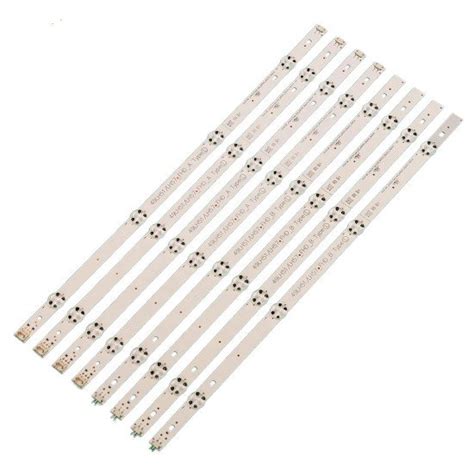 Led backlight strip for LG 49 inch TV 8 (4+4) led (4 pair set ...