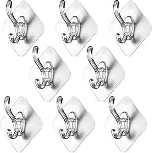 YKXIMS SK Trades 10 Pcs Self Adhesive Wall Hook Seamless Stickers Wall ...