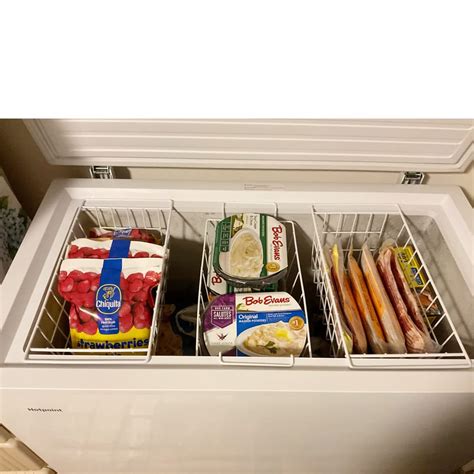 Snapklik.com : Orgneas Chest Freezer Baskets, 17.5" Freezer Organizer ...