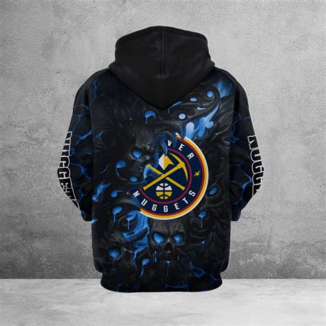 Denver Nuggets Lava Skull Hoodie And Zip Hoodie – Nousty