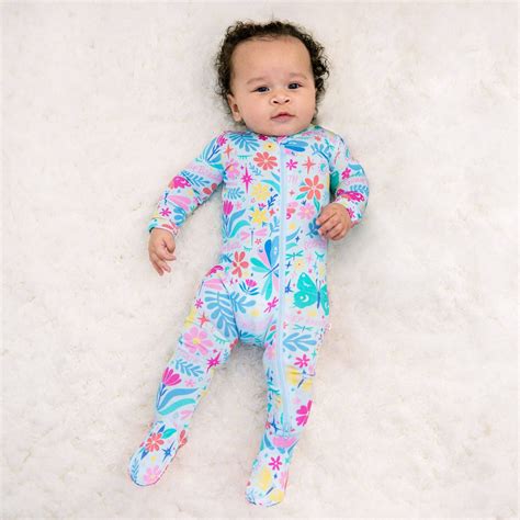 Om Baby | Bamboo Footie Onesie Sleeper | "Deep Breath" | Double-Zipper ...