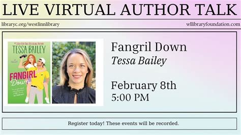 Online Author Talk: Fangirl Down with Tessa Bailey, Online event, West ...