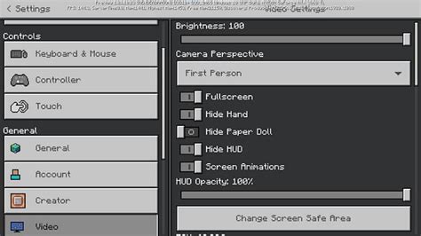 Image result for Minecraft Settings