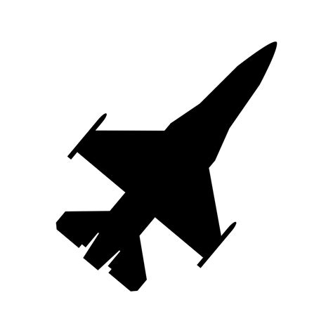 Fighter jet icon vector set. Air Force illustration sign collection ...