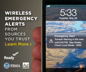 Changes to Wireless Emergency Alerts on Your Cell Phone Delayed until ...