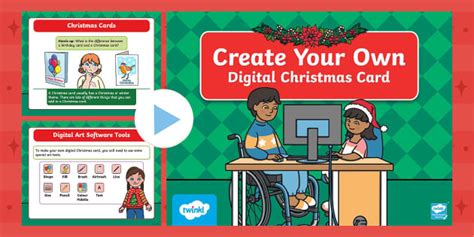 Create Your Own Digital Christmas Card - Twinkl UK