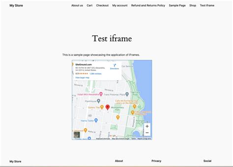 Image result for Visual Example of an Iframe
