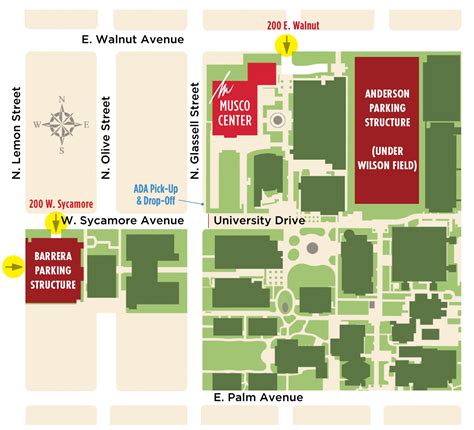 Chapman University Campus Map