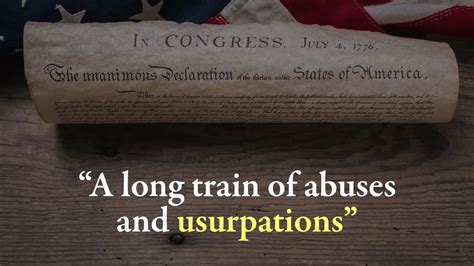 Declaration of Independence: Usurpation is Treason | Path to Liberty ...