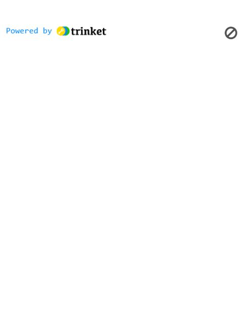 Trinket.io Python 的图像结果