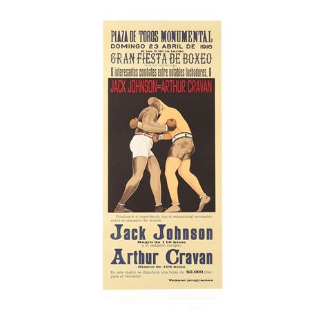 Jack Johnson Boxer Poster