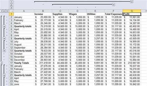 Image result for Create an Automatic Outline Excel