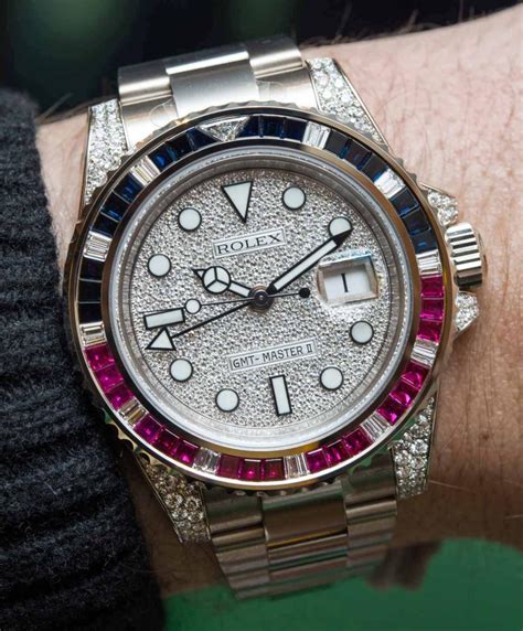 Rolex GMT-Master II 116759SARU Factory Gem-Set Watch Hands-On - The ...