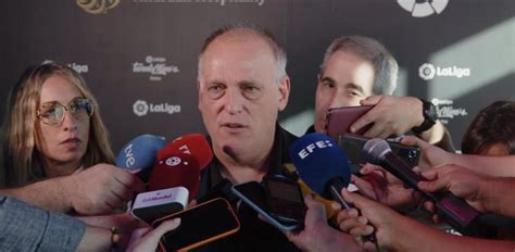 El 'zasca' de Tebas a Juventus y Barcelona