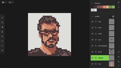 Pixel Art JavaScript App 的图像结果