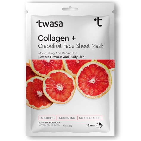Buy Best Collagen Sheet Mask Online in India – Hydrate & Glow – Twasa ...