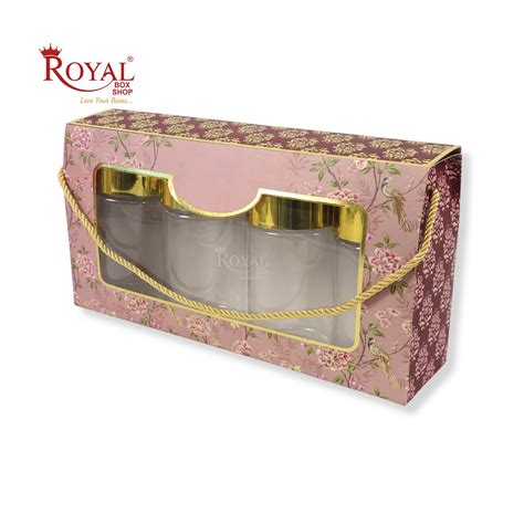4 Pet Jar Gift Hamper Bags I RBF-33 D1 I Perfect for Diwali Gifting, P ...